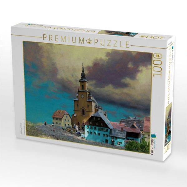 Produktbild: CALVENDO Puzzle Stadtkirche Oederan | 1000 Teile Lege-Gr&ouml;&szlig;e 64x48cm Foto-Puzzle f&uuml;r gl&uuml;ckliche Stunden