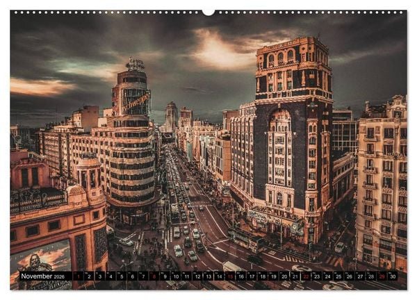 Produktbild: Hauptstadt Madrid (Wandkalender 2026 DIN A2 quer), CALVENDO Monatskalender