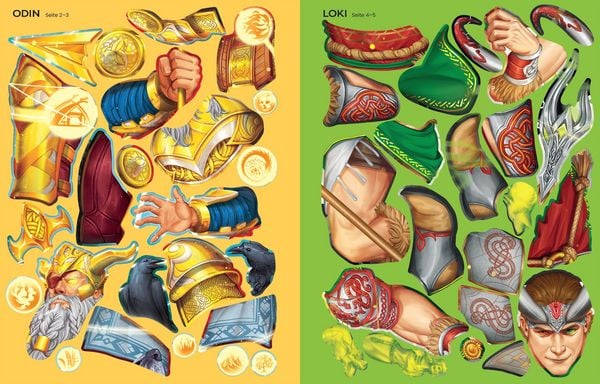 Produktbild: Der gro&szlig;e Stickerspa&szlig;: Nordische Gottheiten