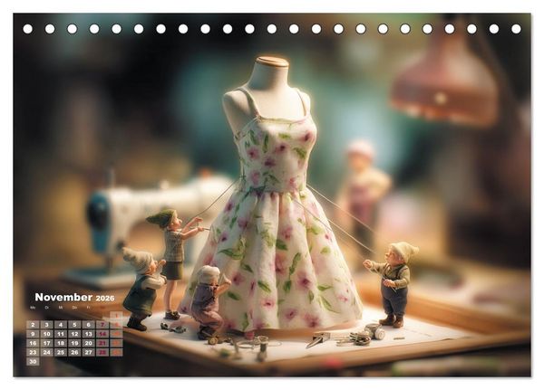 Produktbild: Miniatur - Atelier (Tischkalender 2026 DIN A5 quer), CALVENDO Monatskalender