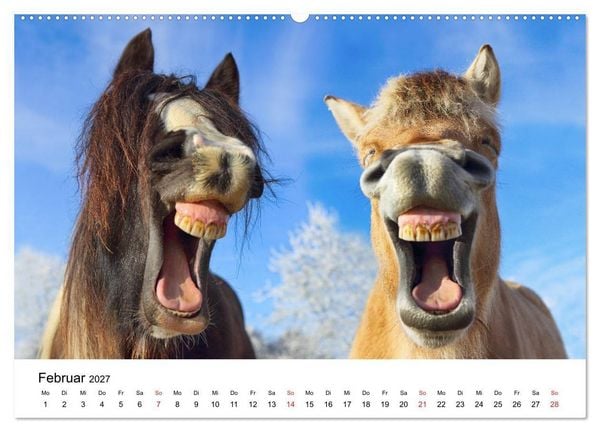Produktbild: lach mit...just smile (hochwertiger Premium Wandkalender 2027 DIN A2 quer), Kunstdruck in Hochglanz