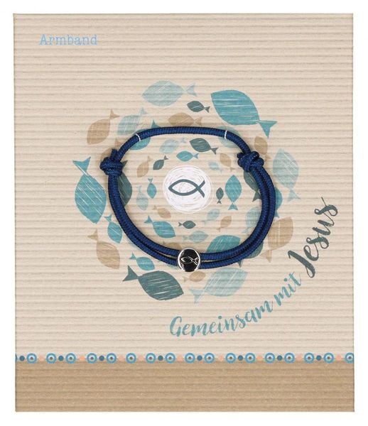 Produktbild: Textil-Armband - Gemeinsam mit Jesus