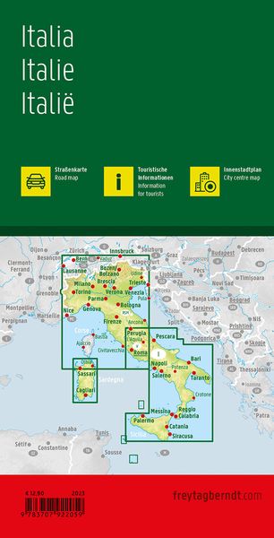 Produktbild: Italien, Stra&szlig;enkarte 1:600.000, freytag & berndt