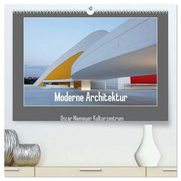 Produktbild: Moderne Architektur - Oscar Niemeyer Kulturzentrum (hochwertiger Premium Wandkalender 2026 DIN A2 quer), Kunstdruck in Hochglanz