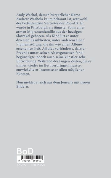 Produktbild: Mediale Zeichnungen von Andy Warhol
