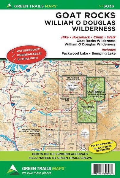 Produktbild: Goat Rocks, William O. Douglass Wilderness No.303s