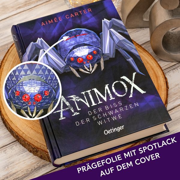 Produktbild: Der Biss der Schwarzen Witwe / Animox Bd. 4