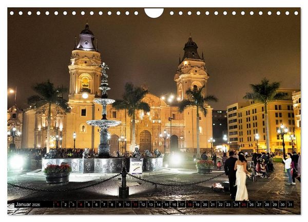 Produktbild: Peru - Bolivien. Eine s&uuml;damerikanische Zwei-L&auml;nder-Reise (Wandkalender 2026 DIN A4 quer), CALVENDO Monatskalender