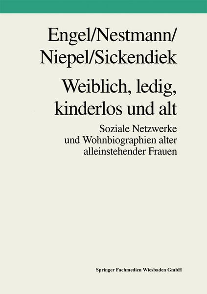 Produktbild: Weiblich, ledig, kinderlos und alt