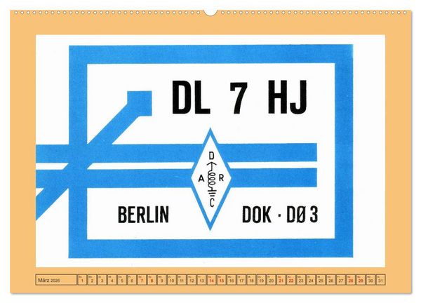 Produktbild: Amateurfunk in West-Berlin (hochwertiger Premium Wandkalender 2026 DIN A2 quer), Kunstdruck in Hochglanz