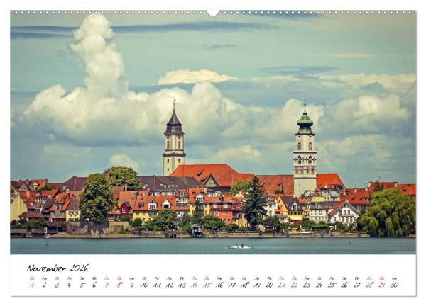 Produktbild: Unterwegs am Bodensee (hochwertiger Premium Wandkalender 2026 DIN A2 quer), Kunstdruck in Hochglanz