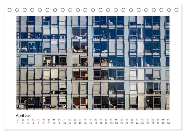 Produktbild: Fassadenpoesie &ndash; Muster & Strukturen aus New York (Tischkalender 2026 DIN A5 quer), CALVENDO Monatskalender