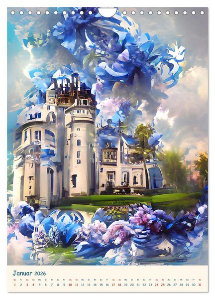 Produktbild: Colors of Dreams - AI-ART (Wandkalender 2026 DIN A4 hoch), CALVENDO Monatskalender