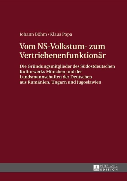 Produktbild: Vom NS-Volkstum- zum Vertriebenenfunktion&auml;r