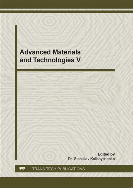 Produktbild: Advanced Materials and Technologies V