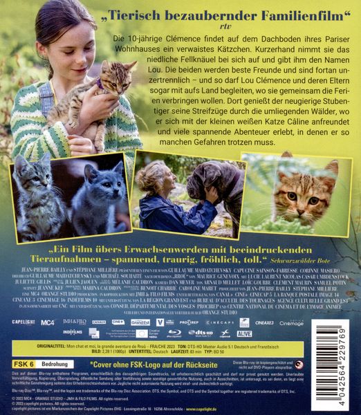 Produktbild: Lou - Abenteuer auf Samtpfoten (Blu-ray)
