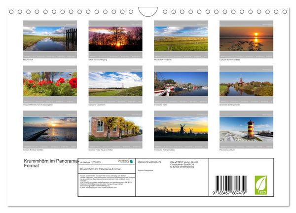 Produktbild: Krummh&ouml;rn im Panorama-Format (Wandkalender 2026 DIN A4 quer), CALVENDO Monatskalender