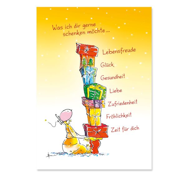 Produktbild: Oups Postkarte Weihnachten