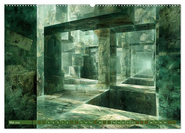 Produktbild: Architektonische Unm&ouml;glichkeiten (Wandkalender 2026 DIN A2 quer), CALVENDO Monatskalender