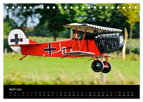 Produktbild: Modellflieger / CH-Version (Tischkalender 2026 DIN A5 quer), CALVENDO Monatskalender
