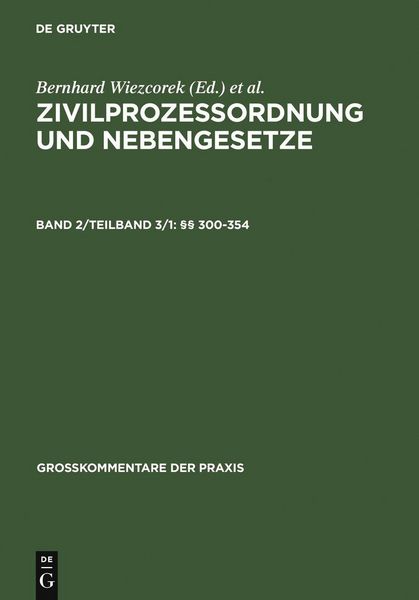 Produktbild: &sect;&sect; 300-354