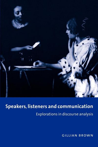 Produktbild: Speakers, Listeners and Communication