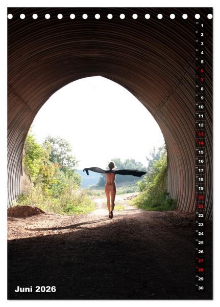 Produktbild: Nackte Freiheit (Tischkalender 2026 DIN A5 hoch), CALVENDO Monatskalender