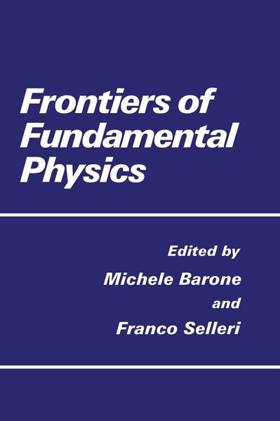 Produktbild: Frontiers of Fundamental Physics