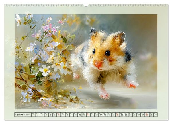 Produktbild: Hamster. Niedliche Nager im Garten (Wandkalender 2027 DIN A2 quer), CALVENDO Monatskalender