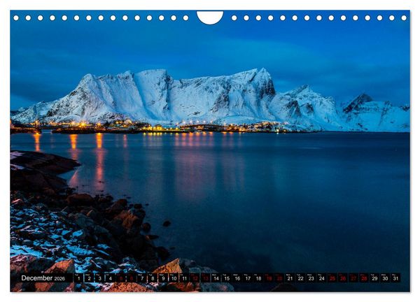Produktbild: Lofoten. Nature Water Light (Wall Calendar 2026 DIN A4 landscape), CALVENDO 12 Month Wall Calendar