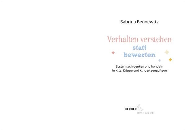 Produktbild: Verhalten verstehen statt bewerten