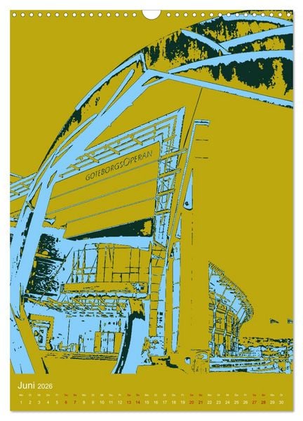Produktbild: POP-ART meets G&ouml;teborg (Wandkalender 2026 DIN A3 hoch), CALVENDO Monatskalender