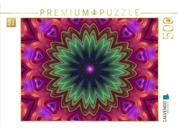CALVENDO Puzzle Mandala 10 CB | 500 Teile Lege-Größe 48 × 36 cm Foto-Puzzle für Erwachsene