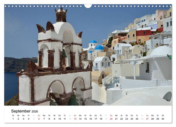 Produktbild: Kirchen und Kl&ouml;ster Griechenlands (Wandkalender 2026 DIN A3 quer), CALVENDO Monatskalender