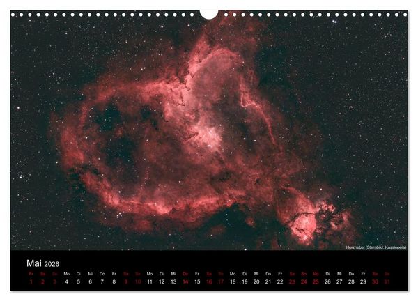 Produktbild: Deep Sky Fotografie (Wandkalender 2026 DIN A3 quer), CALVENDO Monatskalender
