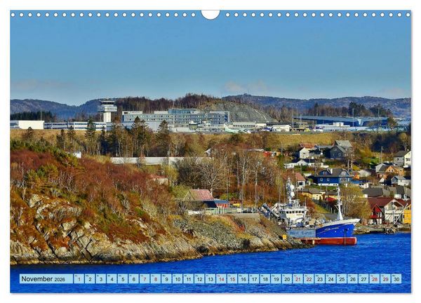 Produktbild: Wundersch&ouml;nes Bergen. Norwegens Tor zum Fjordland (Wandkalender 2026 DIN A3 quer), CALVENDO Monatskalender