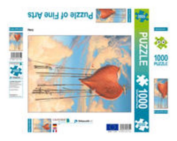 CALVENDO Puzzle Herz 1000 Teile Puzzle hoch | 1000 Teile Lege-Größe 64 × 48 cm Foto-Puzzle für glückliche Stunden