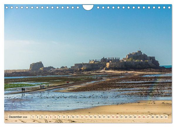 Produktbild: Jersey - Die Insel im &Auml;rmelkanal (Wandkalender 2026 DIN A4 quer), CALVENDO Monatskalender