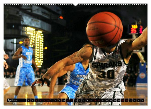 Produktbild: Trendsport Basketball (Wandkalender 2026 DIN A2 quer), CALVENDO Monatskalender
