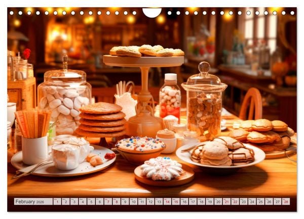 Produktbild: One year full of delights (Wall Calendar 2026 DIN A4 landscape), CALVENDO 12 Month Wall Calendar