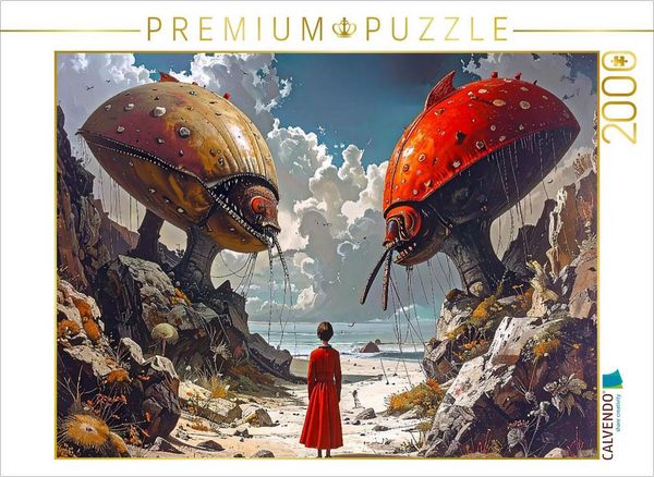 CALVENDO Puzzle Die Ankunft der Boten | 2000 Teile Lege-Größe 90x67cm Foto-Puzzle für glückliche Stunden