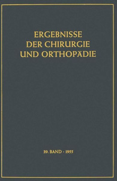 Produktbild: Ergebnisse der Chirurgie und Orthop&auml;die