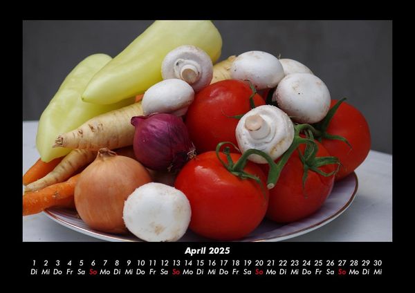 Produktbild: Gem&uuml;sekalender 2025 Fotokalender DIN A3
