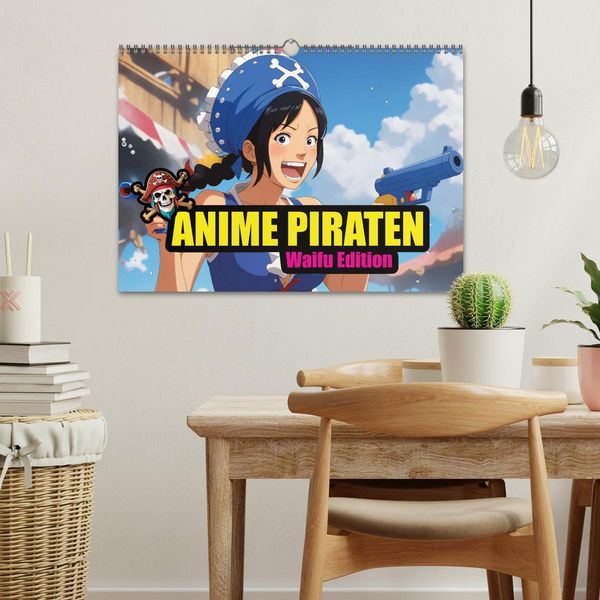 Produktbild: Anime Piraten - Waifu Edition (Wandkalender 2026 DIN A3 quer), CALVENDO Monatskalender