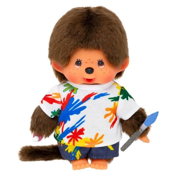 Produktbild: Monchhichi Pl&uuml;schfigur Painting Boy 20cm