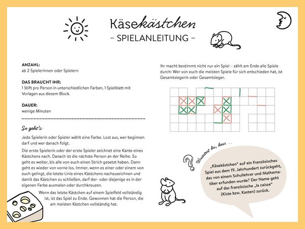 Produktbild: Der gro&szlig;e Spieleblock. Umweltfreundlicher Spielspa&szlig; f&uuml;r Gro&szlig; und Klein