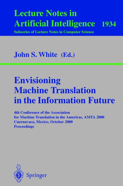 Produktbild: Envisioning Machine Translation in the Information Future