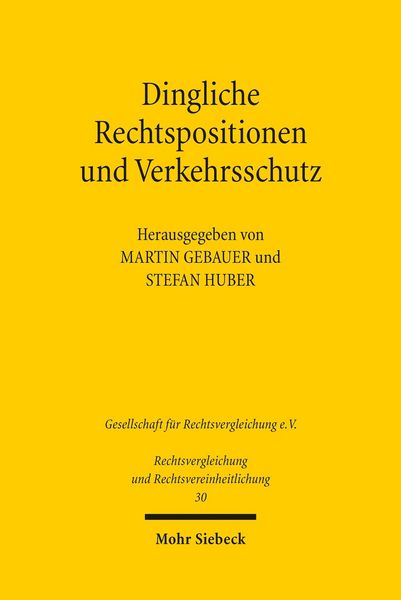Produktbild: Dingliche Rechtspositionen und Verkehrsschutz