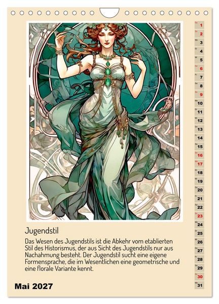 Produktbild: Kunststile der Moderne in Darstellungen von Frauen (Wandkalender 2027 DIN A4 hoch), CALVENDO Monatskalender