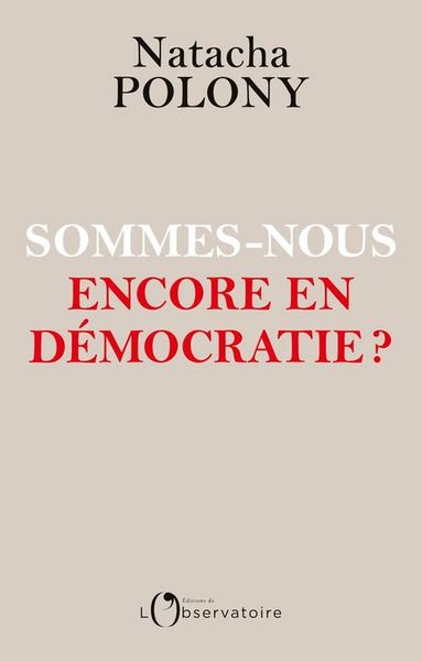 Produktbild: Sommes-nous encore en d&eacute;mocratie ?